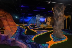 Blacklight mini golf in Haifa